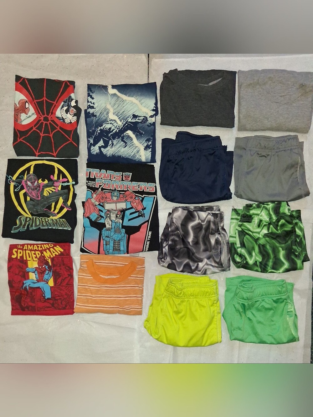 Boys Graphic T-Shirts & Basketball Shorts Bundle